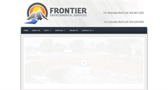 Desktop Screenshot of frontierenvironmental.net